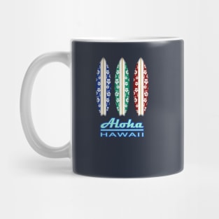 Aloha HAWAII Surf Boards Mug